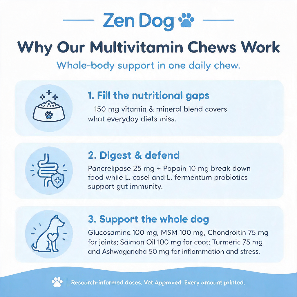 Zen Dog Multivitamin Chews - Zen Dog