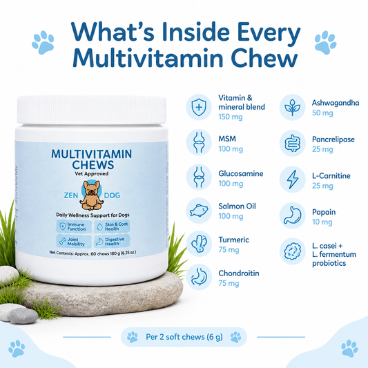 Zen Dog Multivitamin Chews - Zen Dog