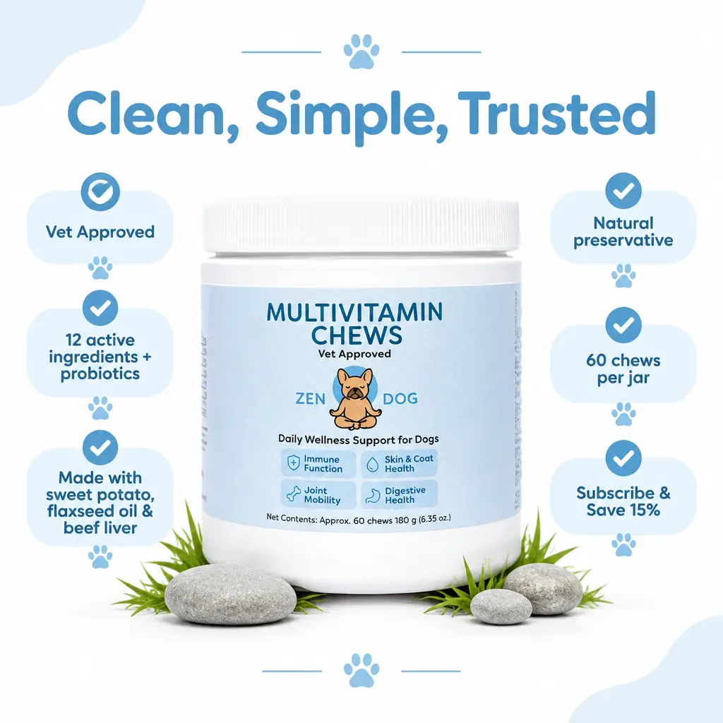 Zen Dog Multivitamin Chews - Zen Dog