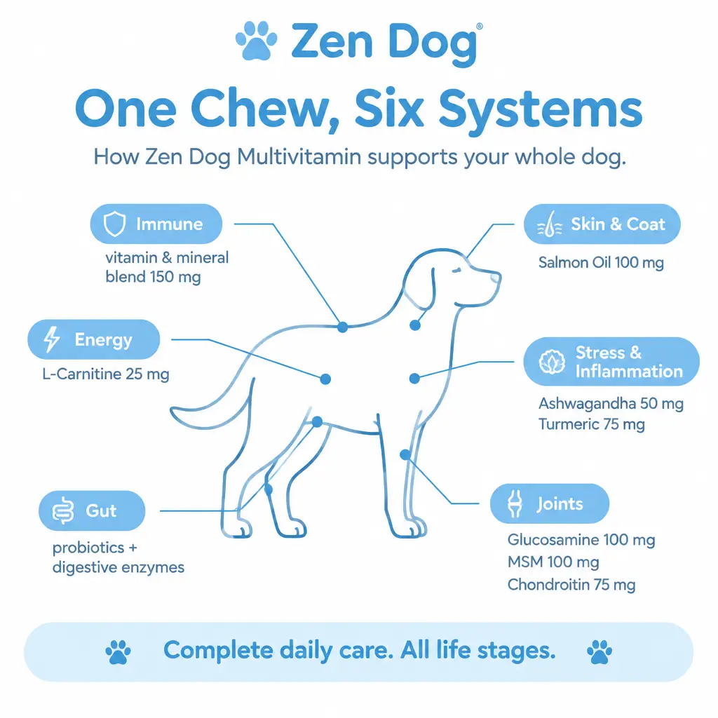 Zen Dog Multivitamin Chews - Zen Dog