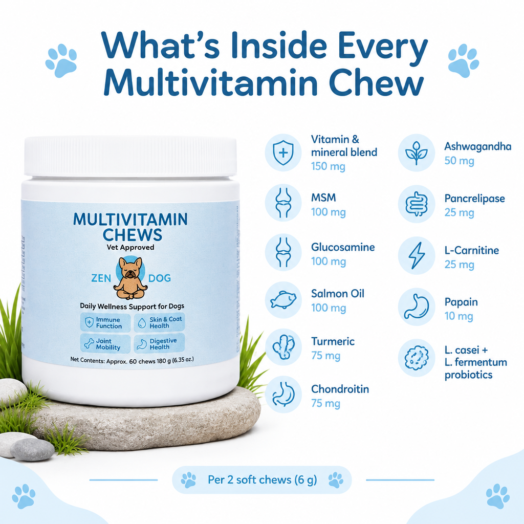 Zen Dog Multivitamin Chews - Zen Dog